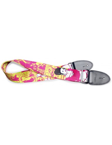 Terylene guitar strap with "Pop girl"...