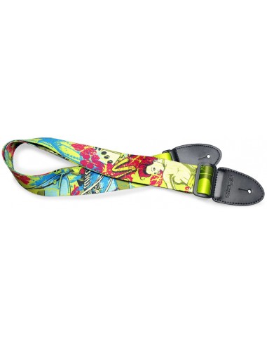 Terylene guitar strap with "Pop girl"...