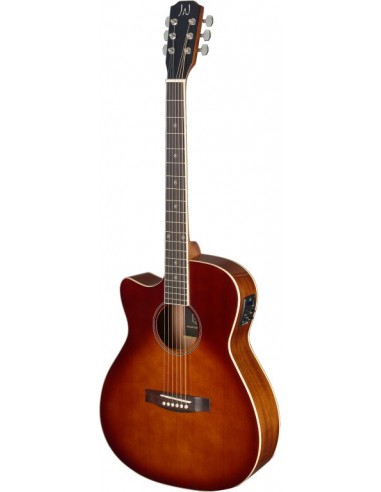 Dark cherryburst acoustic-electric...