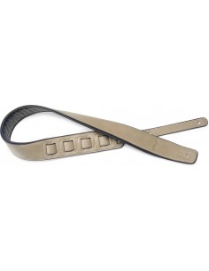 Beige padded leatherette...
