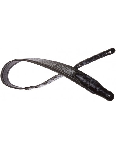 Black padded leatherette guitar...