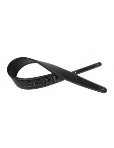 Black padded leatherette...