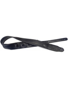 Black padded leatherette...