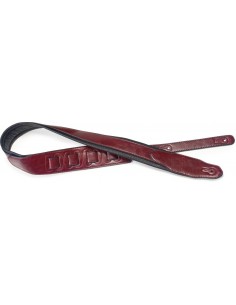 Red padded leatherette...
