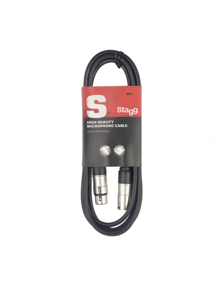 Microphone cable, XLR/XLR (m/f), 10 m (33')