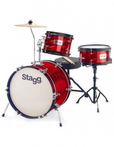 3-piece junior drum set with...