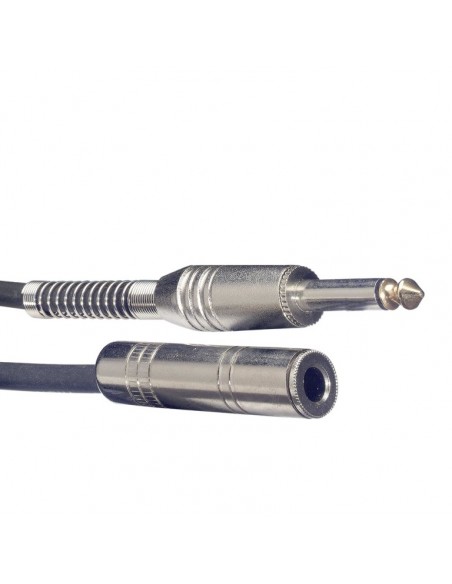 Mono audio cable, jack/jack (m/f), 6 m (20')