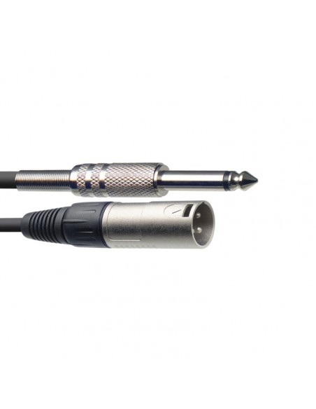 18273Audio cable, XLR/jack (m/m), 10 m (33')