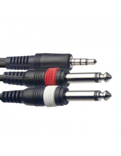 Y cable, mini jack/jack... 2