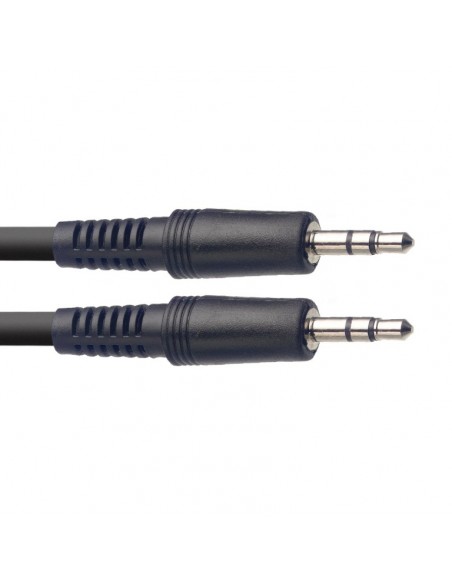 8283Audio cable, mini jack/mini jack (m/m), 1 m (3')