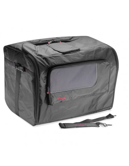 Padded nylon carrier bag for PA box/wedge with 15" speaker