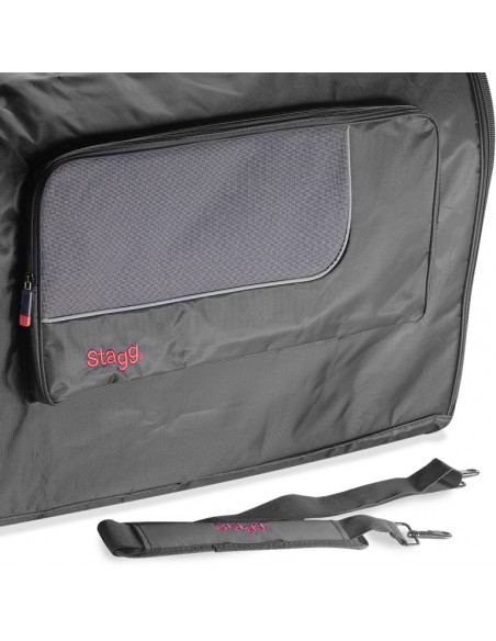 Padded nylon carrier bag for PA box/wedge with 15" speaker