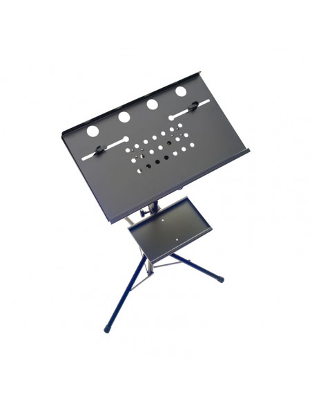 Laptop stand with extra table
