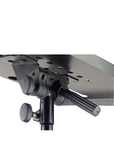 Laptop stand with extra table