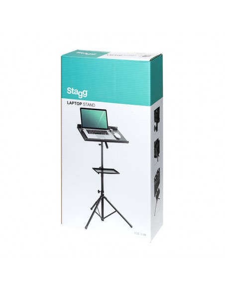 Laptop stand with extra table