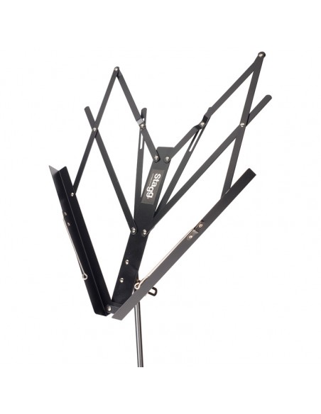 3-section steel music stand