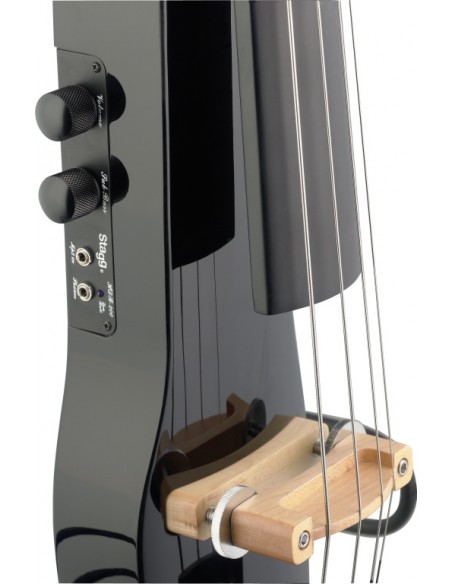 4/4 electric cello with gigbag, black