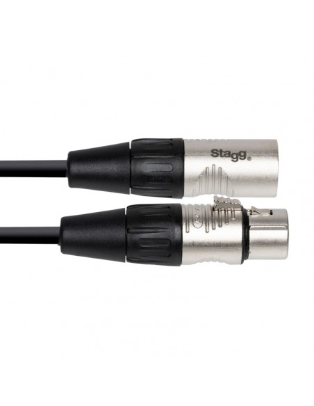N series patch cable, XLR/XLR (m/f), 30 cm (1')