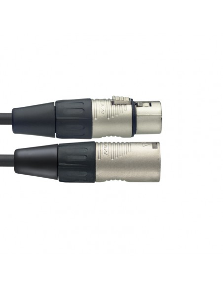 Microphone cable, XLR/XLR (m/f), 1 m (3'), N-series
