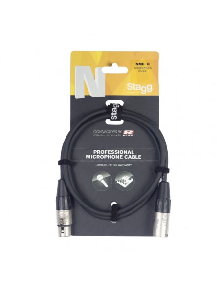 Microphone cable, XLR/XLR (m/f), 1 m (3'), N-series