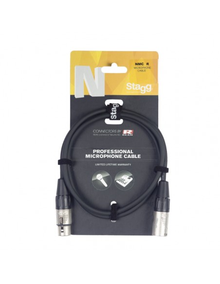 Microphone cable, XLR/XLR (m/f), 6 m (20'), N-series
