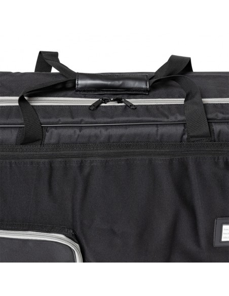 Extra deep Deluxe black nylon keyboard bag