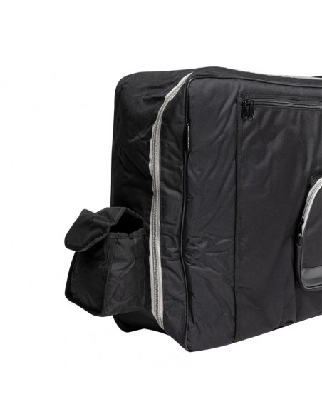 Extra deep Deluxe black nylon keyboard bag