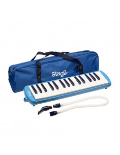 Blue plastic melodica with... 2