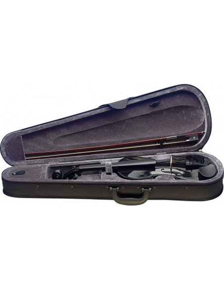 4/4 Solid Maple Violin with standard-shaped soft-case
