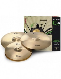 Brass cymbal starter set