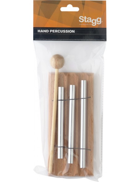 Table chime, three notes (C - E - G), with mallet