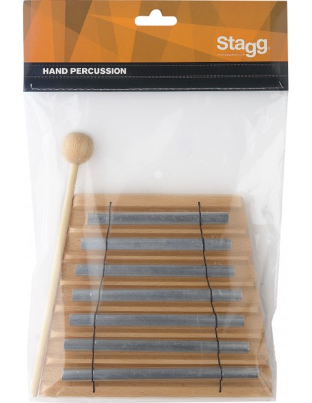 Table chime, seven notes (C - D - E - F - G - A - B), with mallet