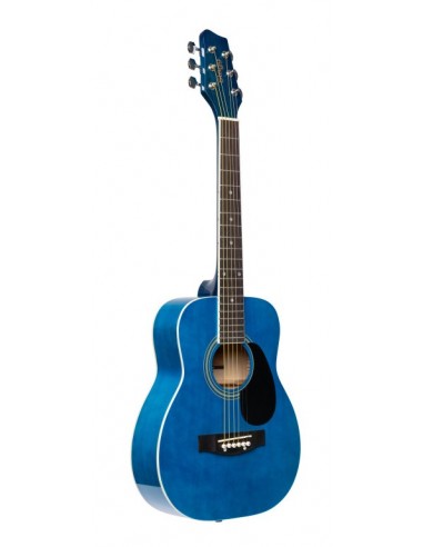 1/2 blue dreadnought acoustic guitar...