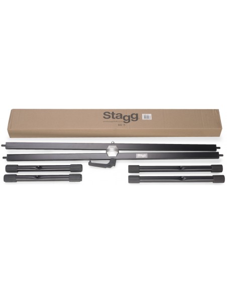 Demountable steel X-style keyboard stand