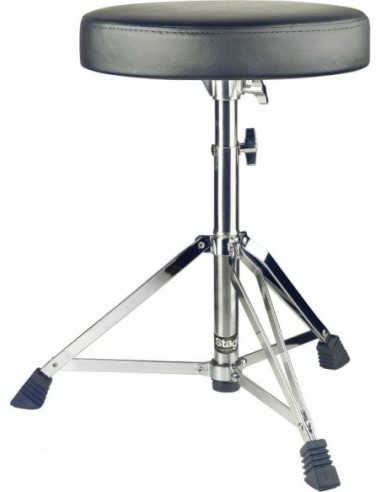 Drum throne, double braced, chrome...