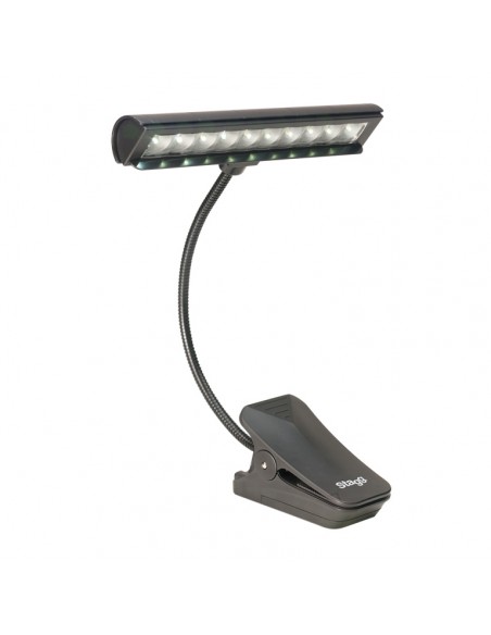 Multipurpose clip-on and free-standing LED lamp