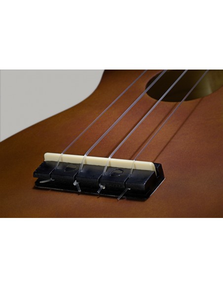 Soprano ukulele in black nylon gigbag