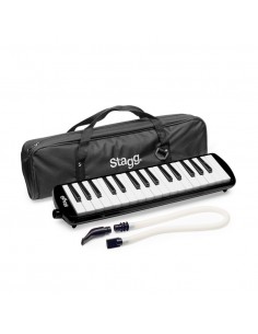 Black plastic melodica with... 2