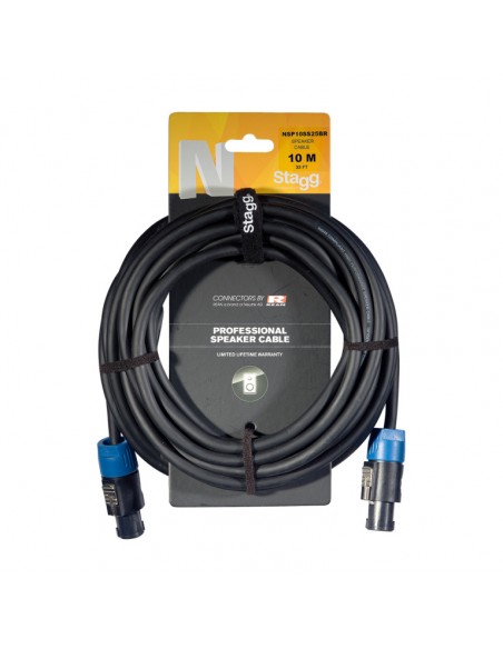 Speaker cable, SPK/SPK (m/m), 10 m (33')