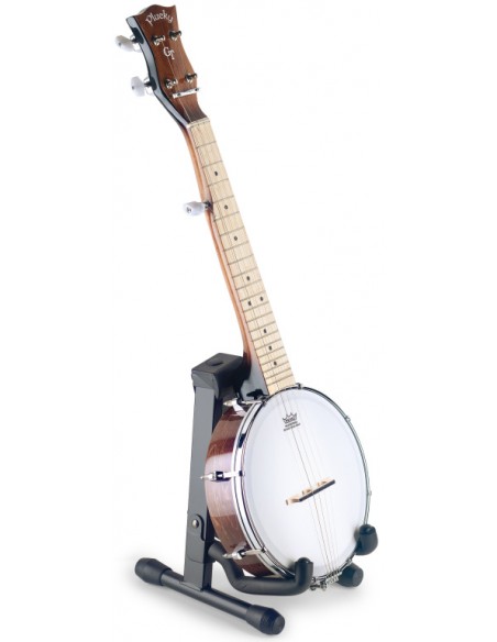 Foldable "A" stand for ukuleles, mandolins and violins