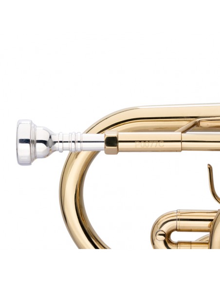 Bb-Cornet, ML-bore, Brass body material