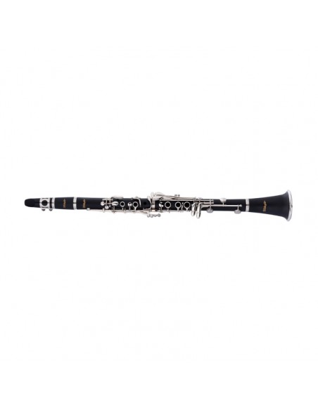 Bb clarinet, Boehm system, ABS body and nickel-plated keys and rings