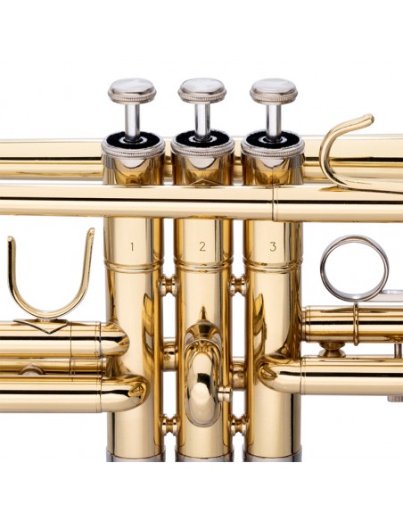 C Trumpet, ML-bore, Brass body material