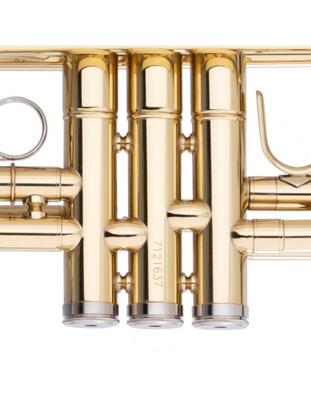 C Trumpet, ML-bore, Brass body material