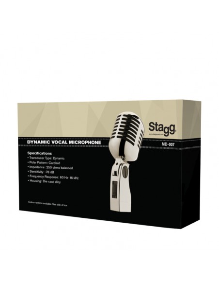 "50's/ 60's"-style Dynamic stand-mounted Microphone for vocal pickup