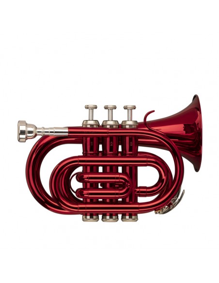 Bb Pocket Trumpet, ML-bore, Brass body material