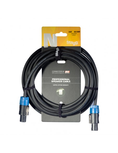 Speaker cable, SPK/SPK (m/m), 6 m (20')