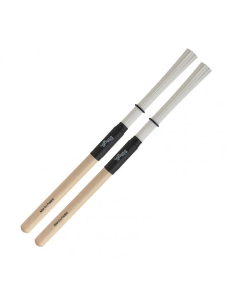 Polybristle nylon brushes with maple handle