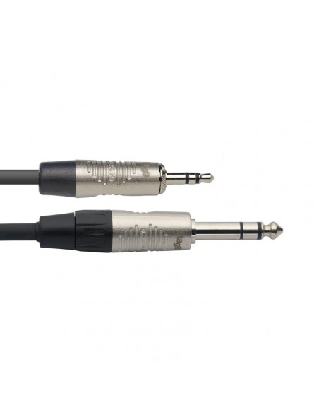 N series audio cable, mini jack/jack (m/m), stereo, 1 m (3')