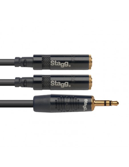 N-Series Y-Adapter Cable - Mini Stereo Phone Plug/2x Mini Stereo Phone Jack